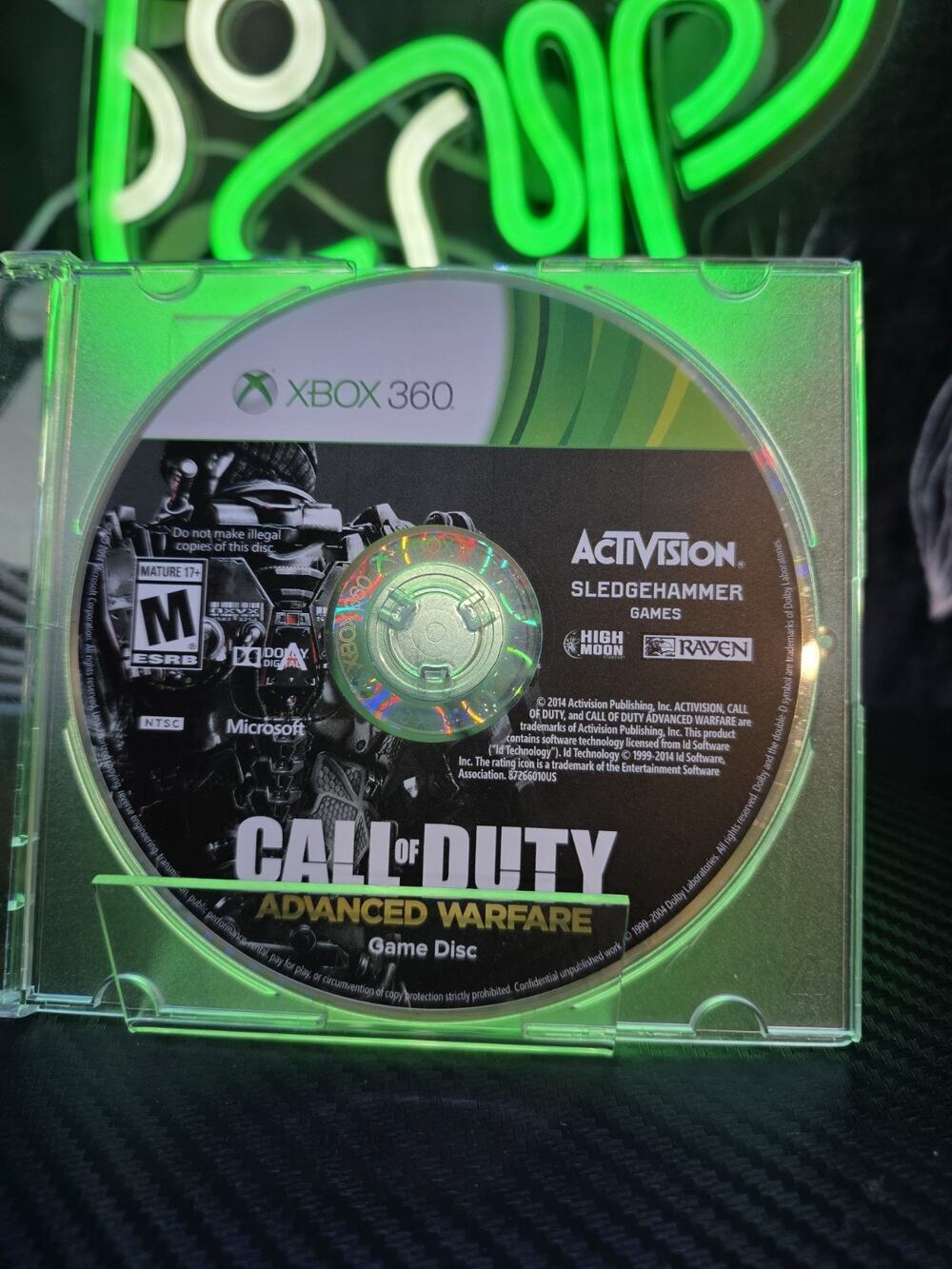 Microsoft Xbox 360 Activision Call Of Duty Advanced Warfare 2014
